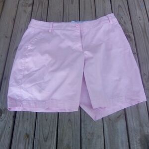 Women's Crown & Ivy Pink Shorts Plus Size 14W Preppy